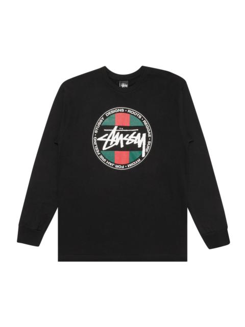 Stussy SS Stripe Dot Long-Sleeve 'Black'