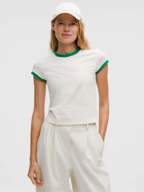 lululemon Organic Cotton Ringer Baby Tee