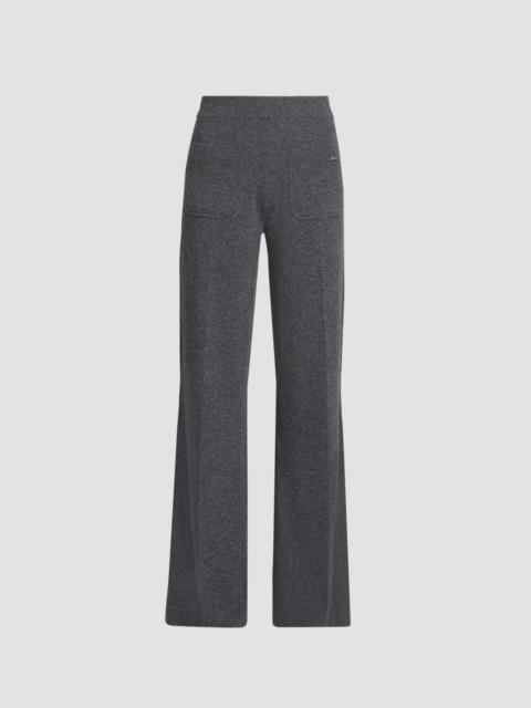Victoria Beckham Women's Alina Wool-Blend Pants - Dark Grey Marl