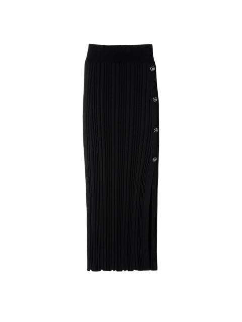 Longchamp Skirt Black - Knit