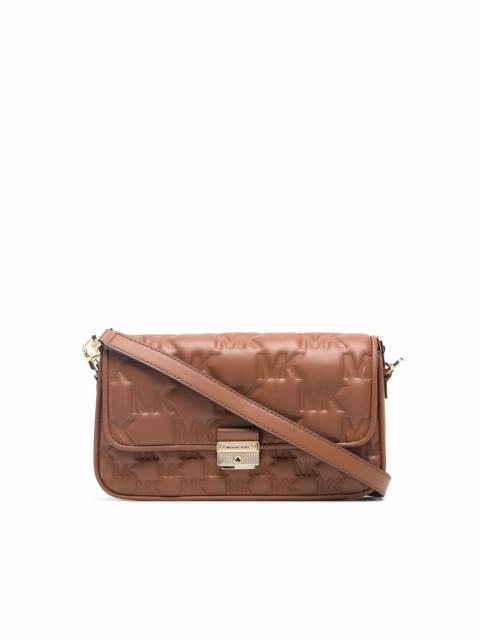 MICHAEL KORS small Bradshaw logo-embossed crossbody bag