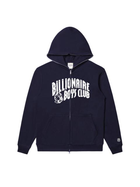 BILLIONAIRE BOYS CLUB CLASSIC CURVE LOGO FULL ZIP HOODIE