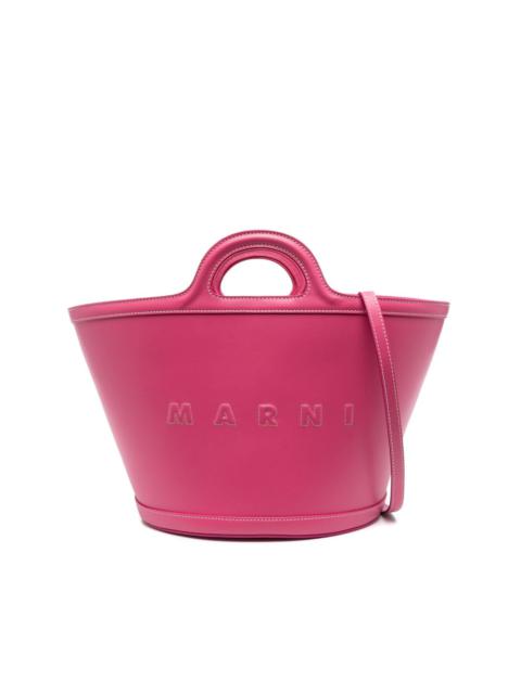 Marni Tropicalia leather tote bag