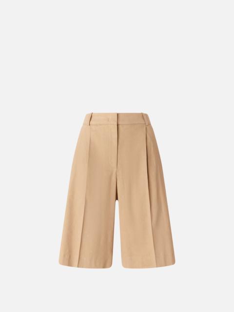 PINKO BERMUDA SHORTS WITH PRESSED PLEAT DETAIL