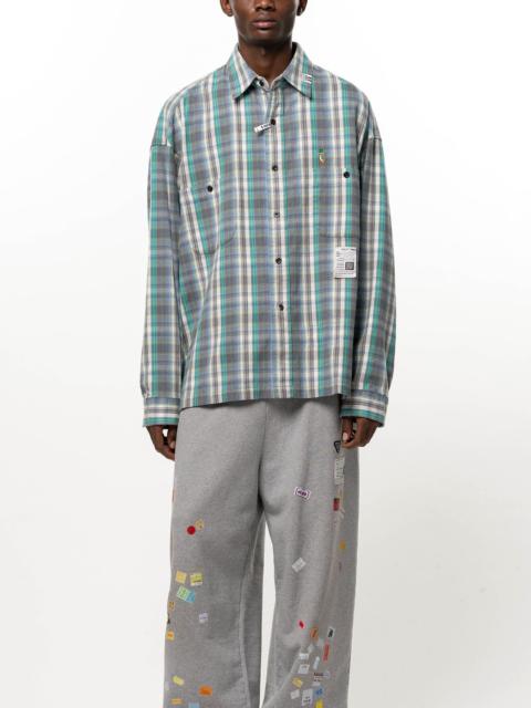 Maison MIHARAYASUHIRO Check Long Sleeve Shirt