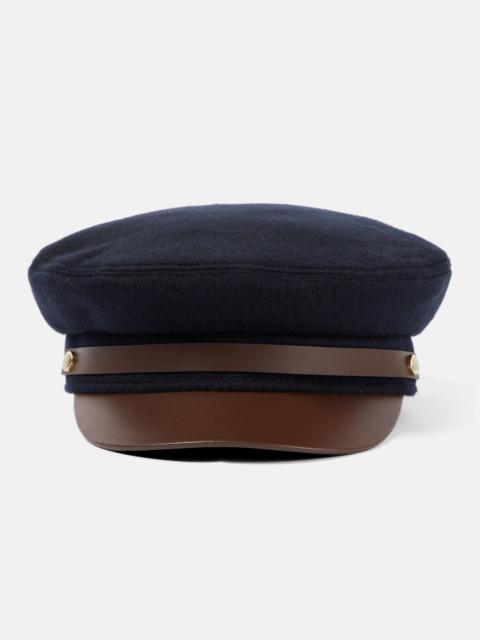 Canossa cashmere newsboy cap
