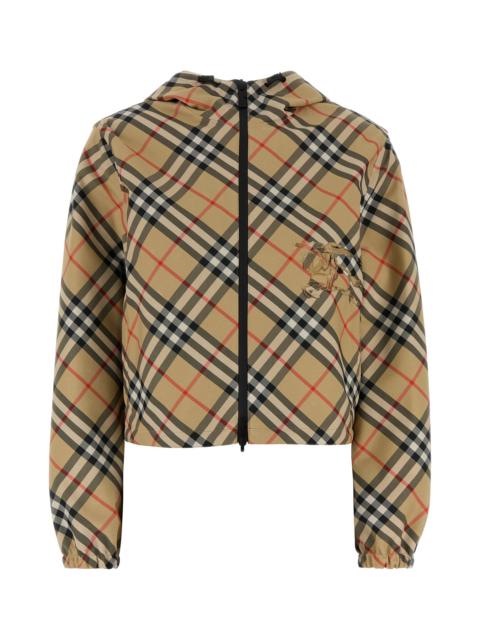 ブルゾン Burberry Embroidered Twill Reversible Jacket Burberry Embroidered twill reversible jacket | REVERSIBLE