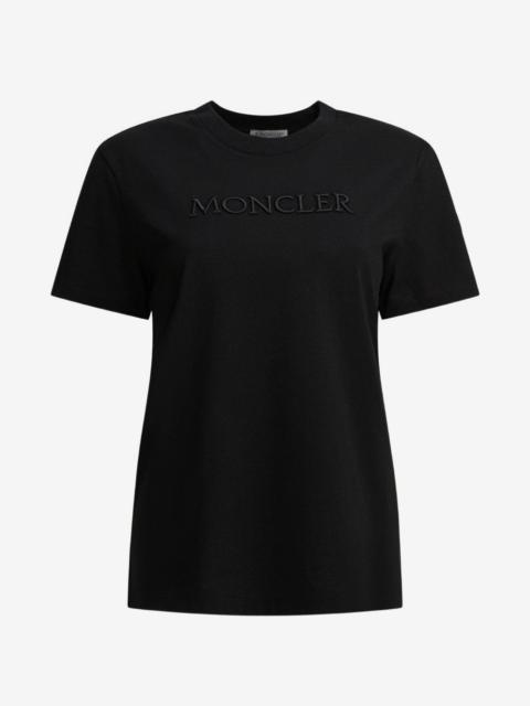 Moncler embroidered-logo T-shirt