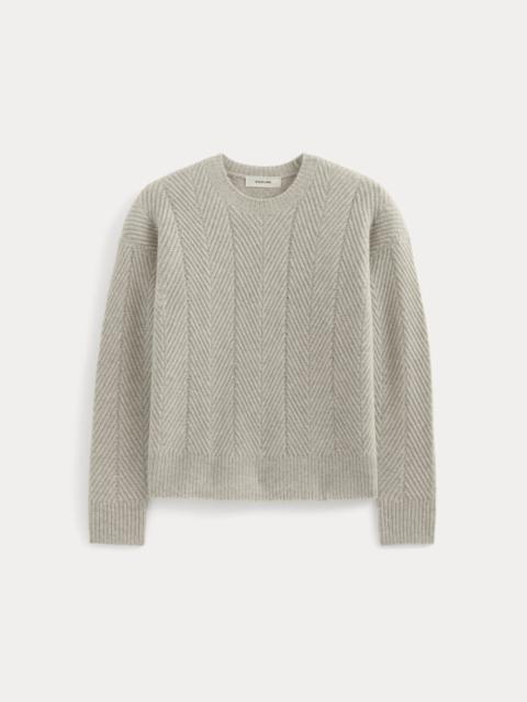 EVERLANE CASHMERE HERRINGBONE SWEATER