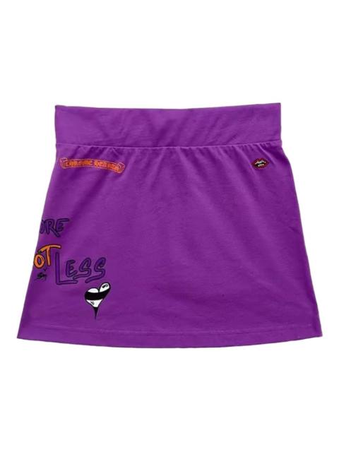 Chrome Hearts Matty Boy purple skirt