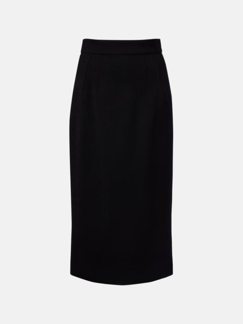Dolce & Gabbana Wool-blend pencil skirt