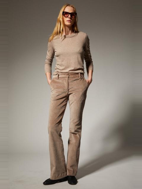 SPRWMN CORDUROY MICRO FLARE TROUSERS