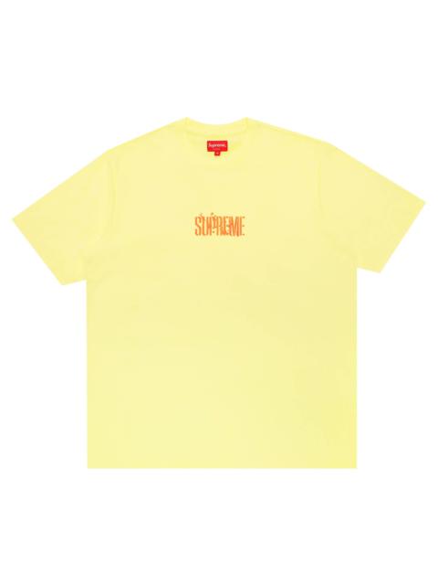 Supreme Splatter Short-Sleeve Top 'Pale Yellow'