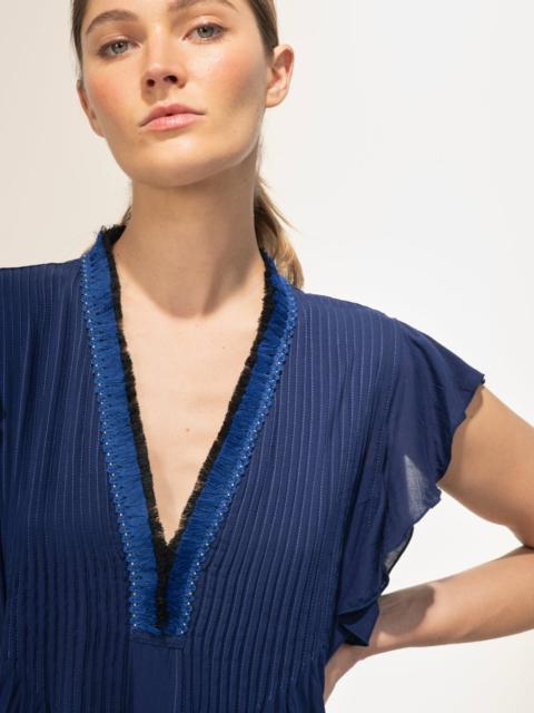 Poupette St Barth Mini Dress Sasha - Navy