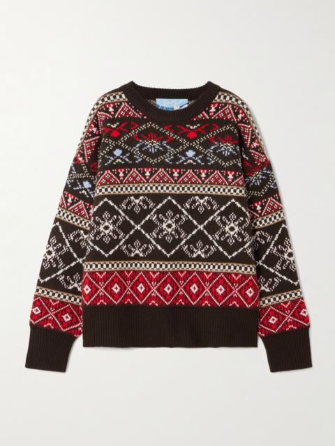 arch4 Snowmass Fair Isle cashmere sweater Multi