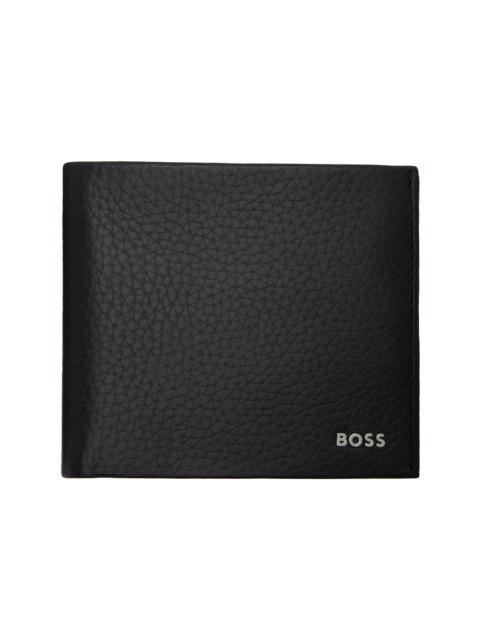 BOSS Black Grained Leather Wallet