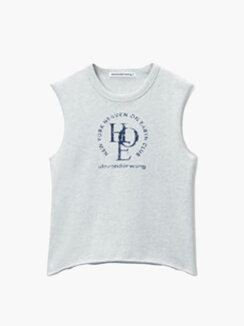 alexanderwang.t GRAPHIC BABY MUSCLE TEE