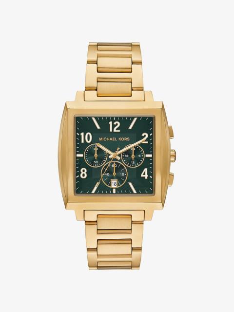 MICHAEL KORS Oversized Rhys Gold-Tone Watch