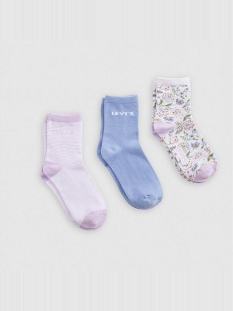 Levi's TAPESTRY FLORAL SHORT CUT SOCKS