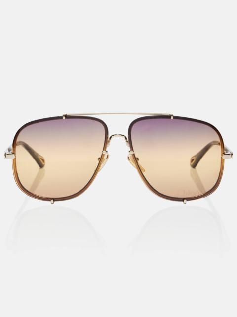 Chloé Aviator sunglasses