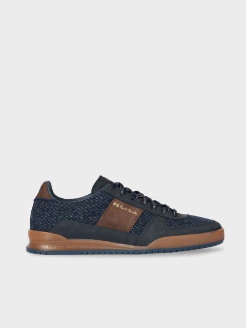 Paul Smith Navy Tweed 'Rye' Trainers