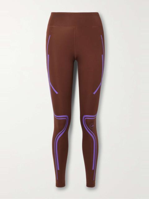 TruePace printed stretch recycled leggings
