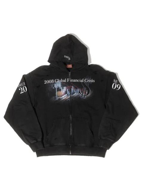 Praying Praying Financial Crisis Destroyed Hoodie Black