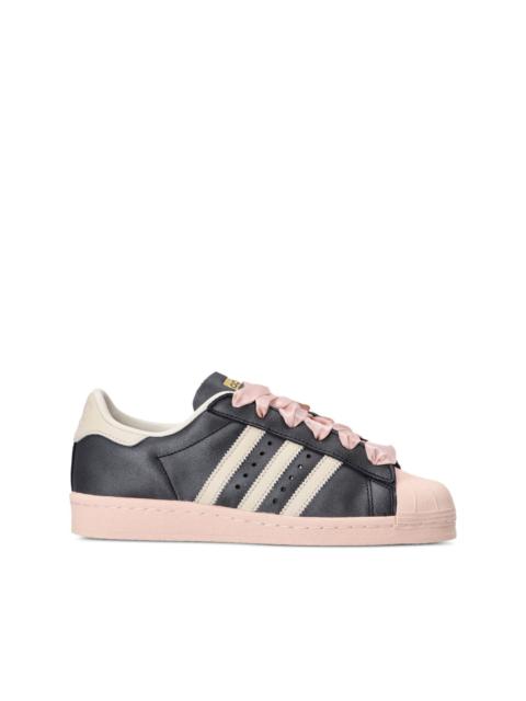 ★adidas★ Superstar 82 W Blackpink ID1423 adidas (WMNS) adidas Superstar 82 'Black Pink Ribbon Laces