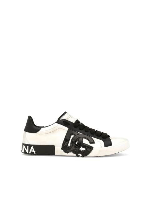 Dolce & Gabbana Portofino leather sneakers