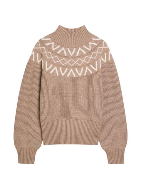 VARLEY patterned knitted sweater