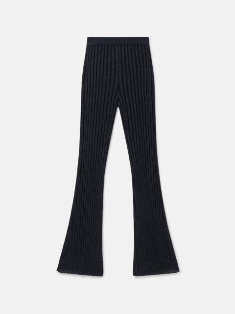 Stella McCartney Lurex Rib Knit Trousers