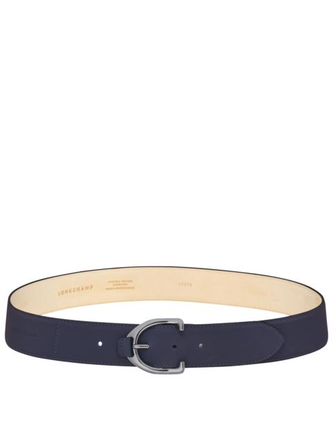 Longchamp 3D Ladies' belt Bilberry - Leather