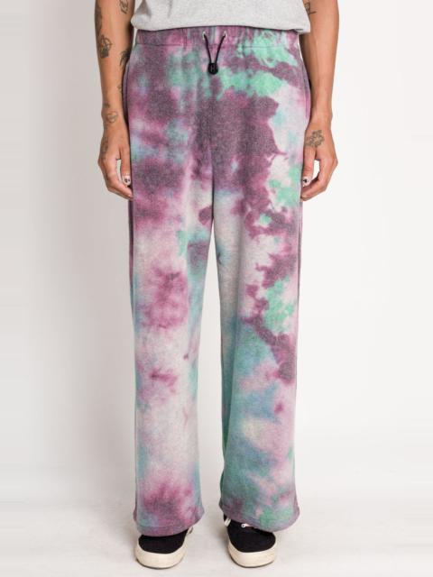 Kapital Reverse Fleece Tie-Dye EASY Pants (ASHBURY DYED) - Purple x Blue