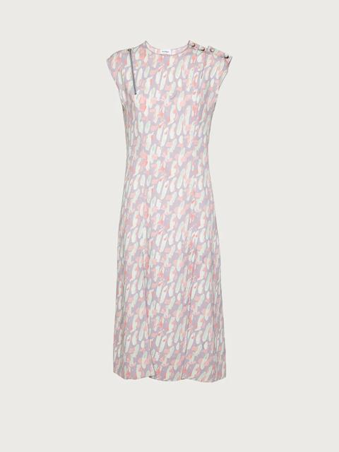 FERRAGAMO CAMOUFLAGE PRINT DRESS