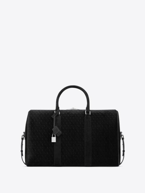le monogramme 48h duffle in velvet and leather