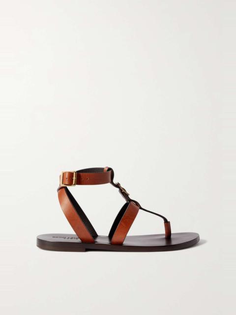 SAINT LAURENT Hardy leather sandals