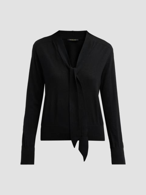 KOBI HALPERIN Women's Felicity Tieneck Sweater - Black