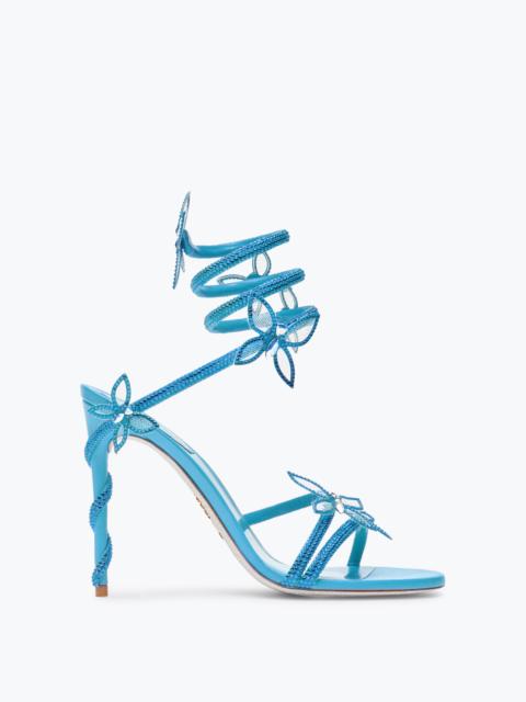 RENE CAOVILLA Margot Turquoise Butterfly Sandal 105