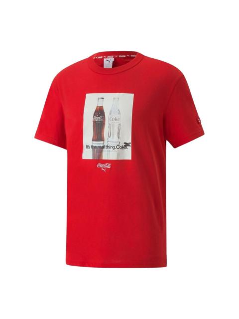 PUMA PUMA X Coca Cola Relaxed Tee 'Red' 536159-94
