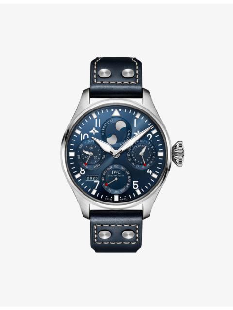 IWC Schaffhausen Big Pilot’s Perpetual Calendar Stainless-Steel Automatic Watch 46.2mm