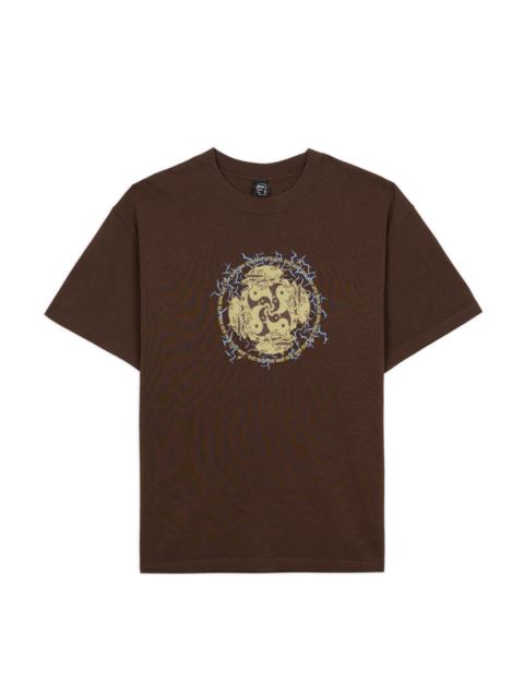 BRAIN DEAD Yin Yang Run T-shirt - Brown