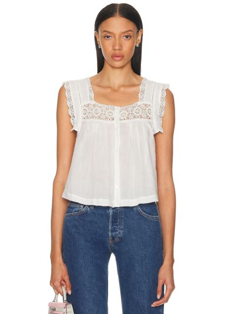 Citizens of Humanity Mia Embroidered Top