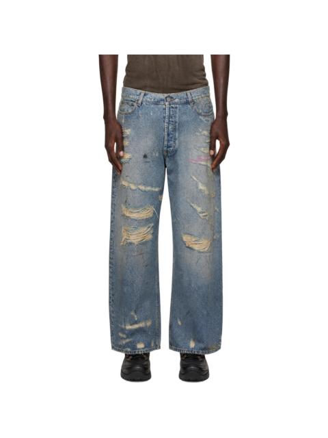 RRR123 Blue Pledge Denim Jeans