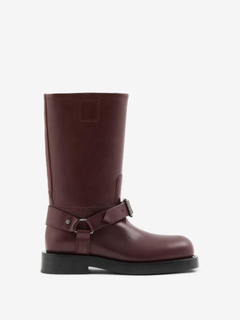 Burberry Leather Saddle Low Boots