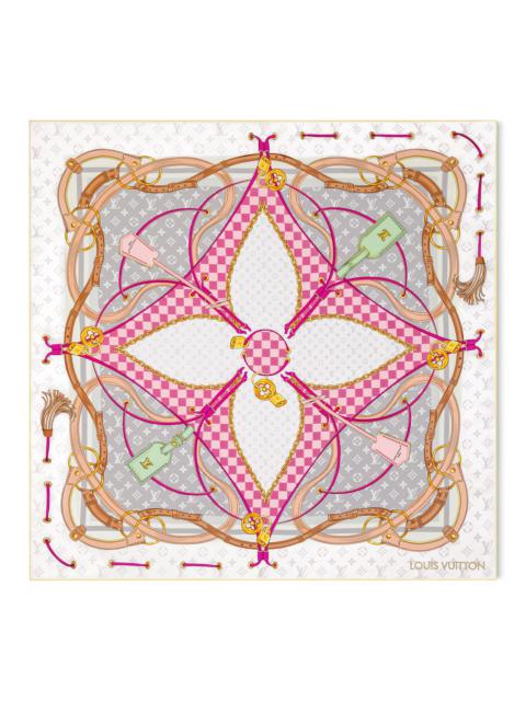 Louis Vuitton Flower And Straps Square 90