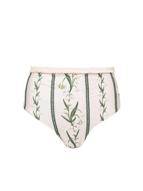 Agua by Agua Bendita Nopal Perla floral-print bikini bottoms