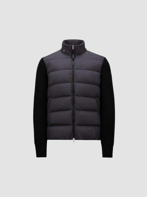 Moncler Padded Wool Zip-Up Hoodie