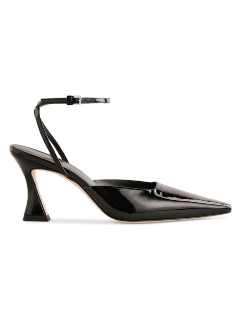 Reformation Women's Natasha 75MM Patent Leather Pumps - Black