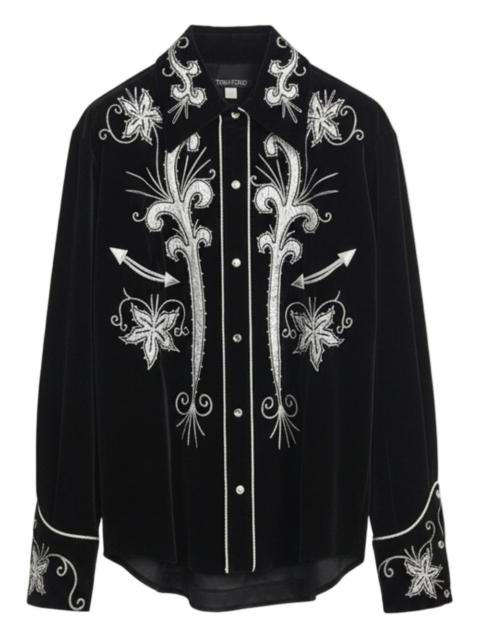 TOM FORD velvet shirt