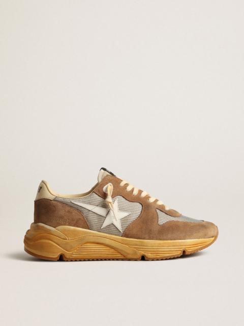 Golden ｜SNEAKERS (GMF00199 F005207 35875) Golden Goose 'RUNNING DAD' GREEN LEATHER SNEAKERS